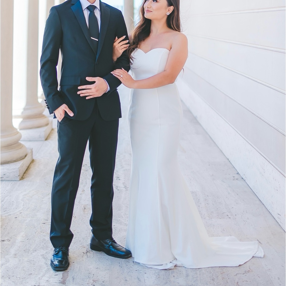 White maxi dress